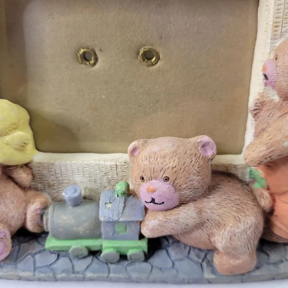 Teddy Bear Trio 3-D Stand Alone‎ Photo Frame